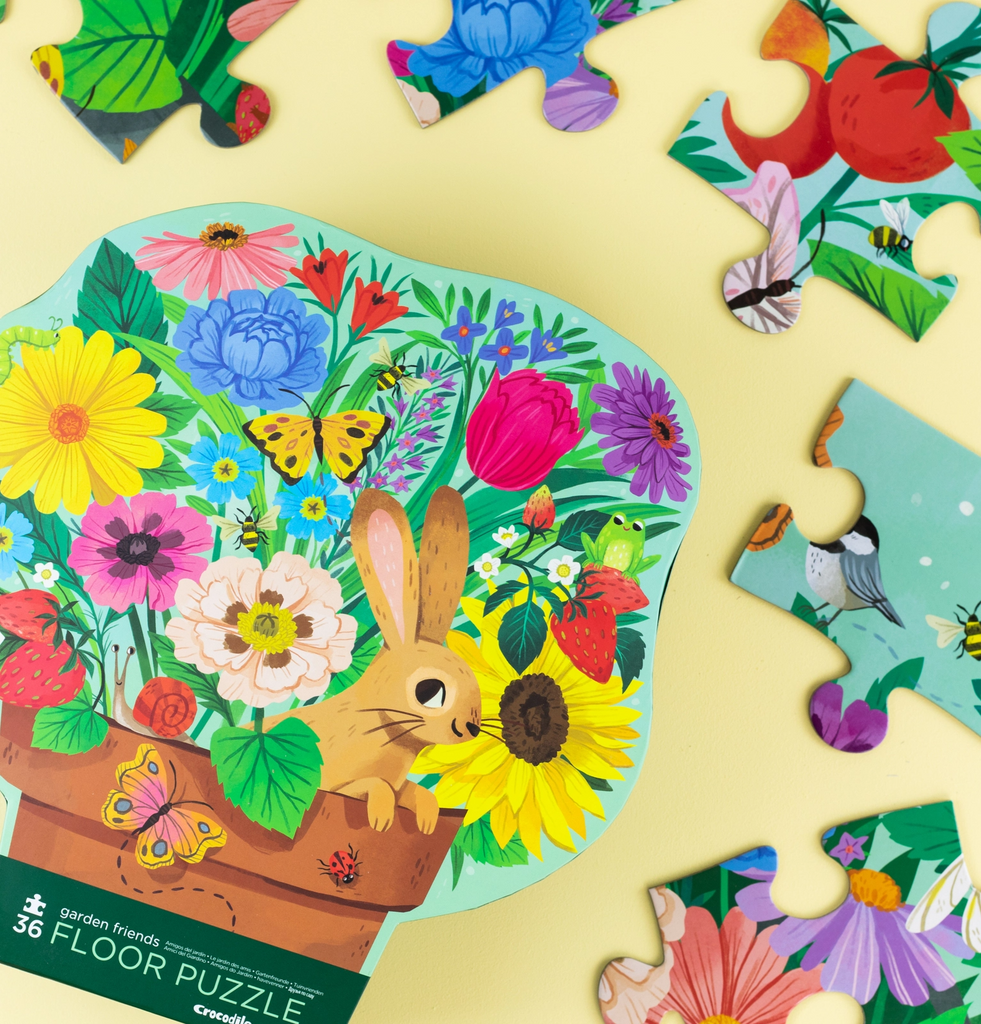 FLOOR PUZZLE - GARDEN FRIENDS 36PC