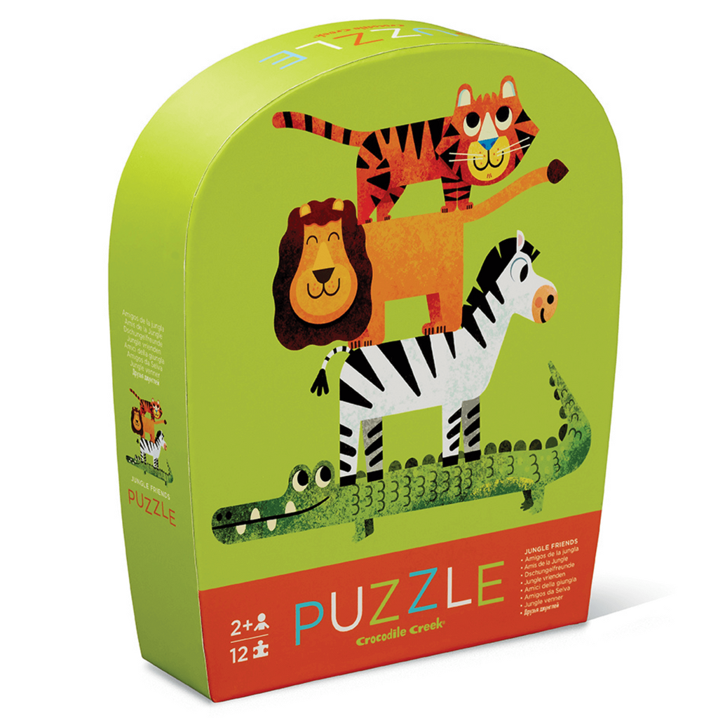 MINI PUZZLE 12PC - JUNGLE FRIENDS