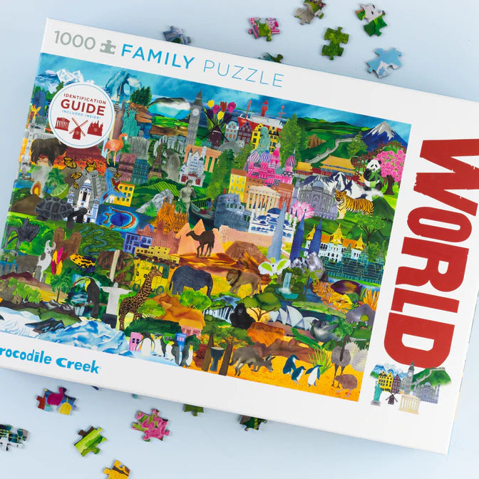 WORLD COLLAGE  PUZZLE - 1000PC