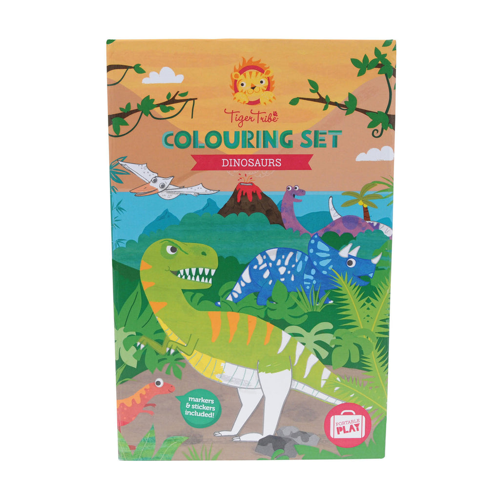 COLOURING SET - DINOSAUR