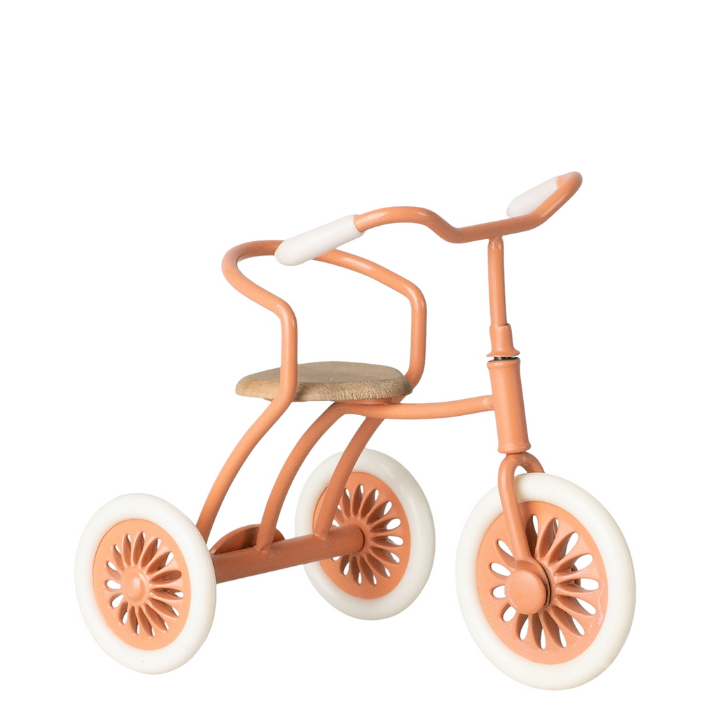 MAILEG - ABRI Á TRICYCLE FOR MOUSE - CORAL
