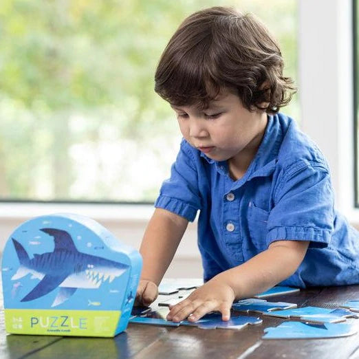 Mini Puzzle - Shark City 12Pc