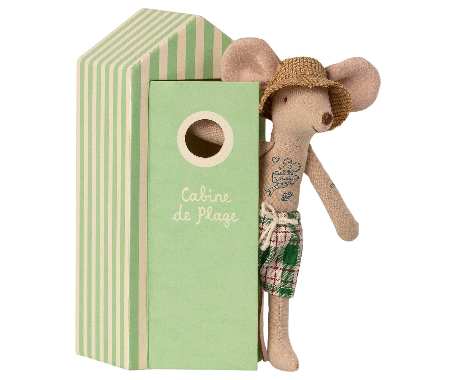 Maileg - Beach Mouse Dad In Cabin