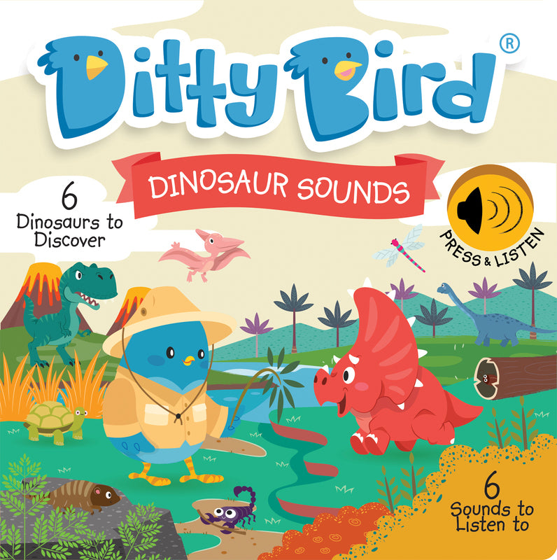 Ditty Bird Book - Dinosaur Sounds