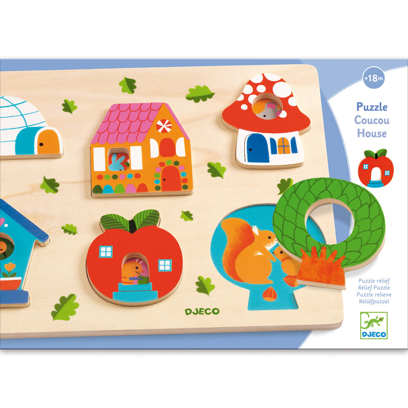 Coucou House Wooden Puzzle