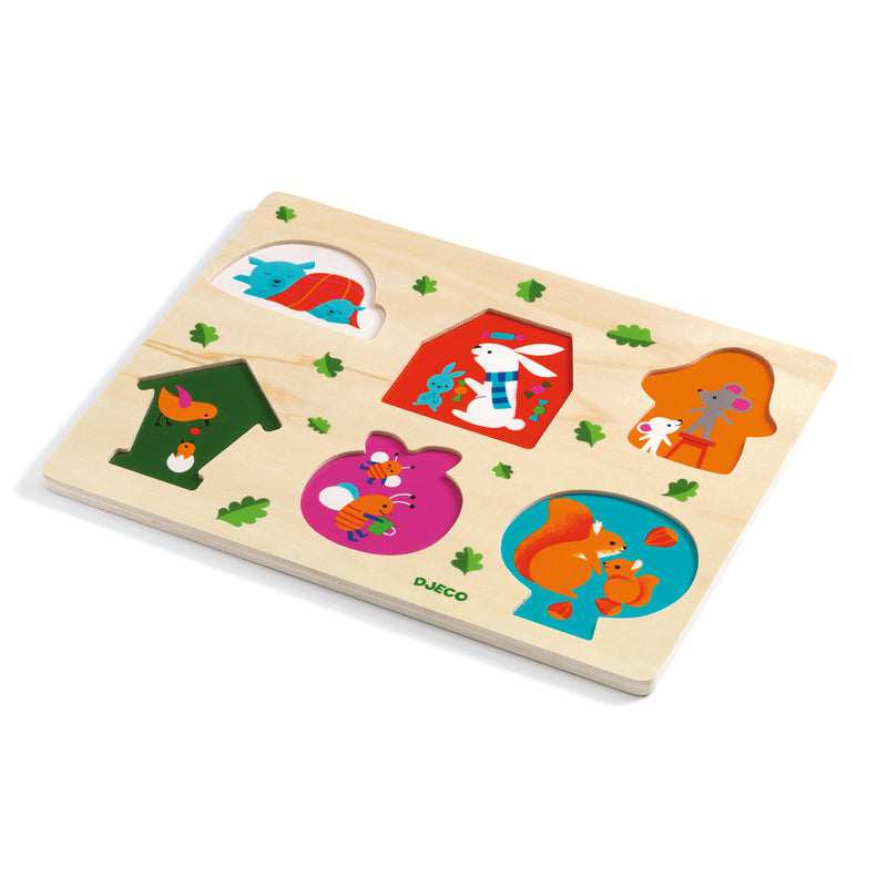 Coucou House Wooden Puzzle
