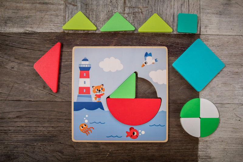 Tangramini Wooden Puzzle