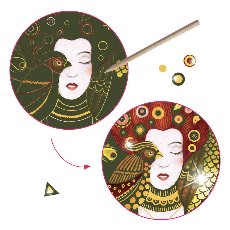 INSPIRED BY - SCRATCH CARDS - GOLDEN GODDESSES