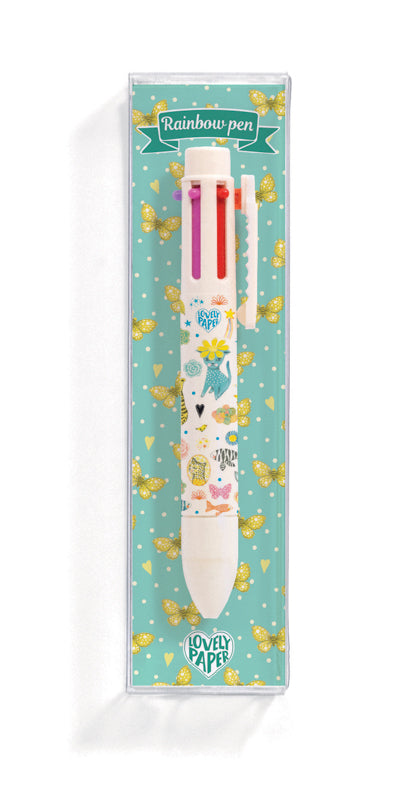 LOVELY PAPER RAINBOW PEN - ELODIE 6 COLOURS