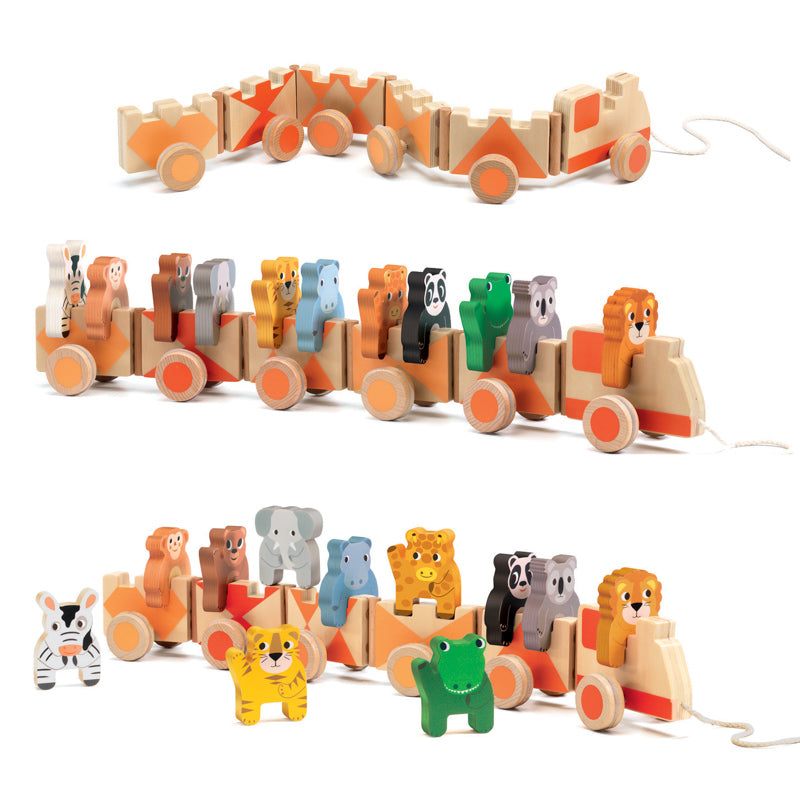 Trainimo Jungle Wooden Train