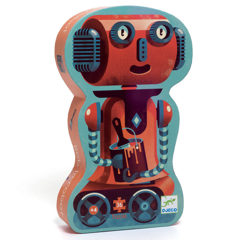 BOB THE ROBOT SILHOUETTE PUZZLE - 36PC