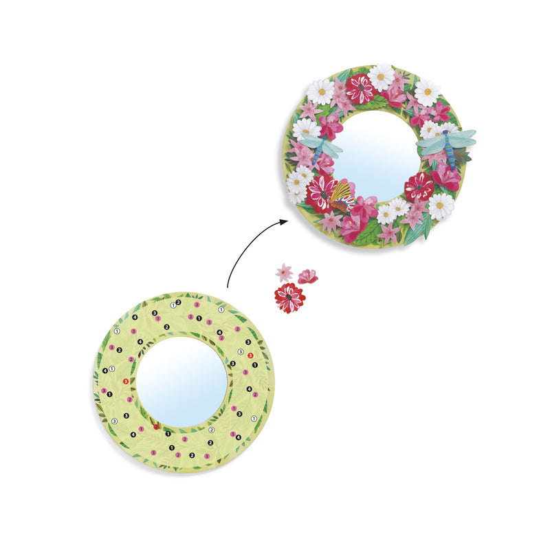 Diy Pretty Flowers Mirrors