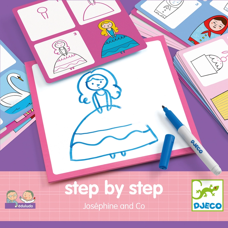 STEP BY STEP DRAWING - JOSEPHINE & CO