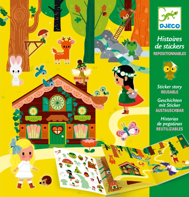 Magical Forest Reusable Sticker Set