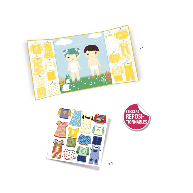 CLOTHES STICKER SET