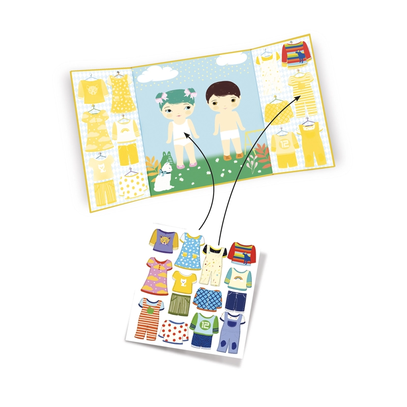 CLOTHES STICKER SET