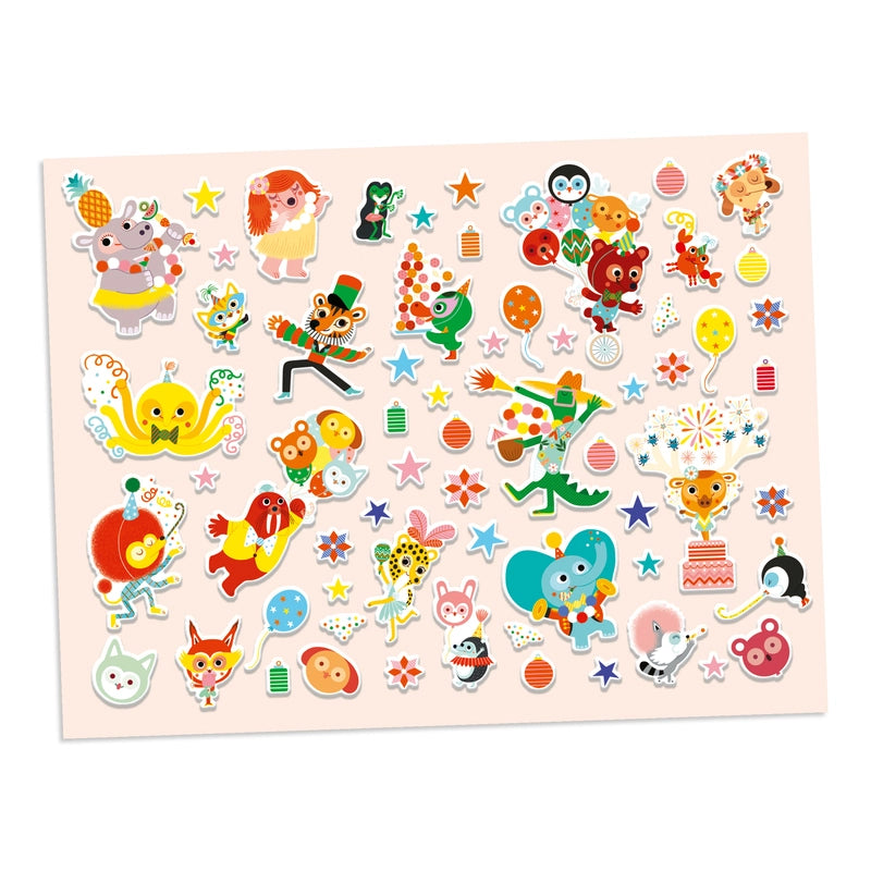 PARTY PUFFY STICKERS