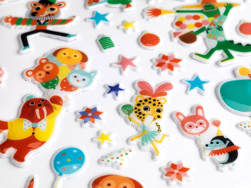PARTY PUFFY STICKERS