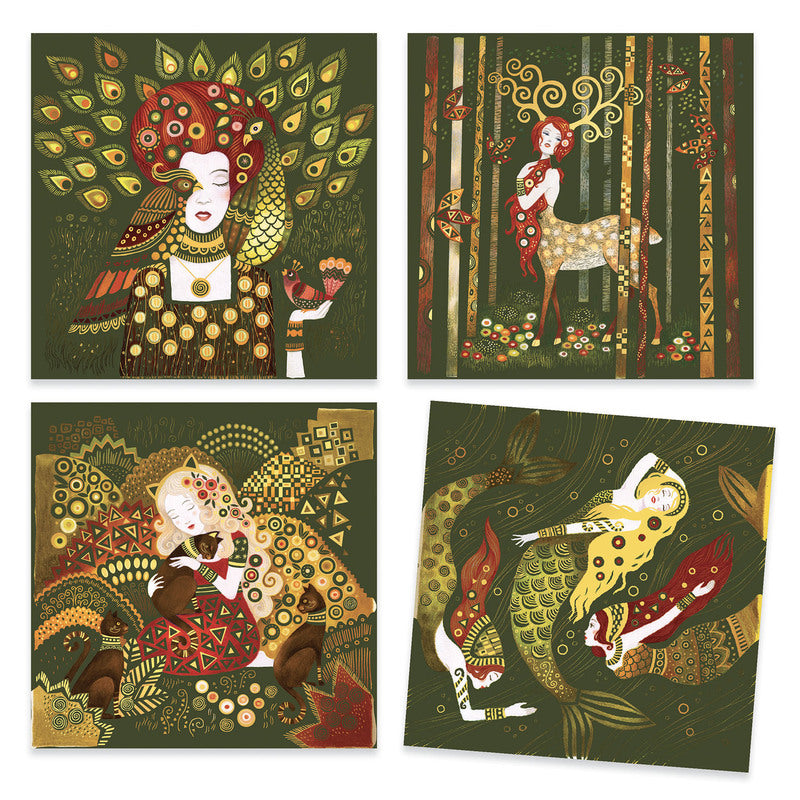 INSPIRED BY - SCRATCH CARDS - GOLDEN GODDESSES