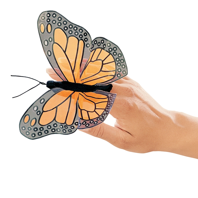 Folkmanis Finger Puppet - Monarch Butterfly