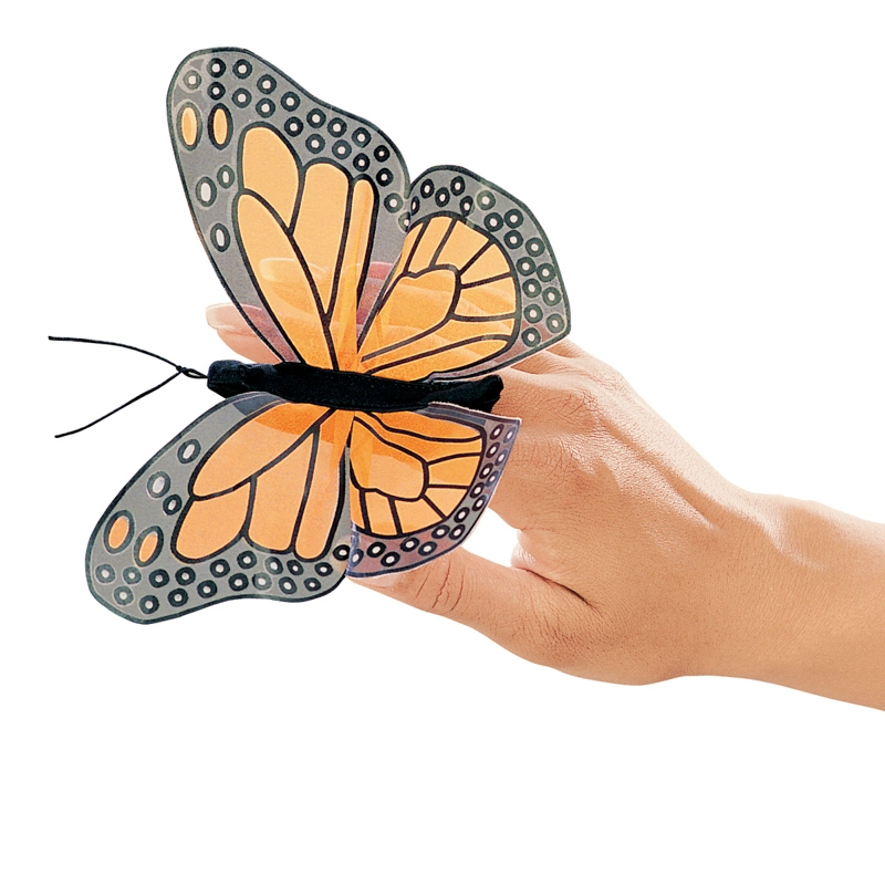 FINGER PUPPET -   MONARCH BUTTERFLY