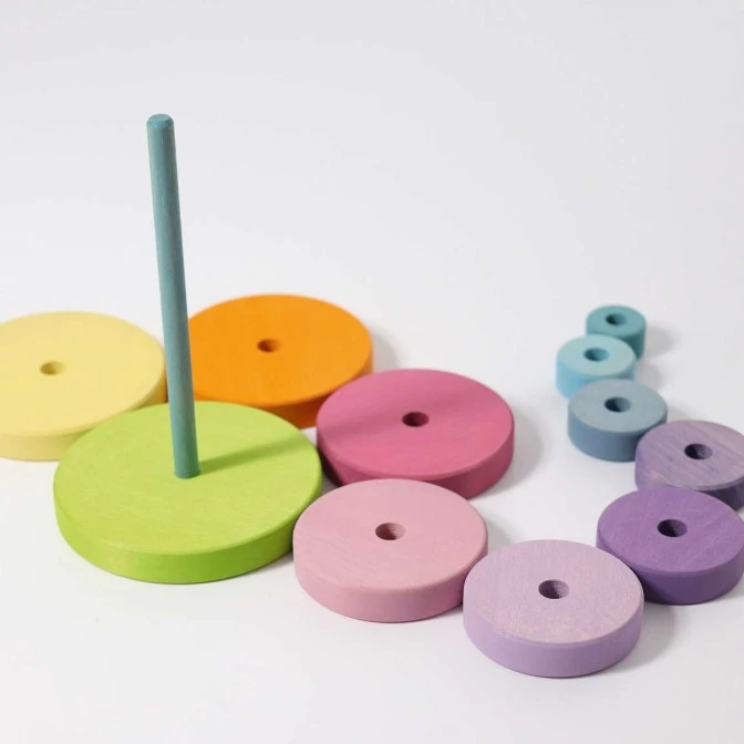 Grimm's - Large Conical Stacking Tower Pastel