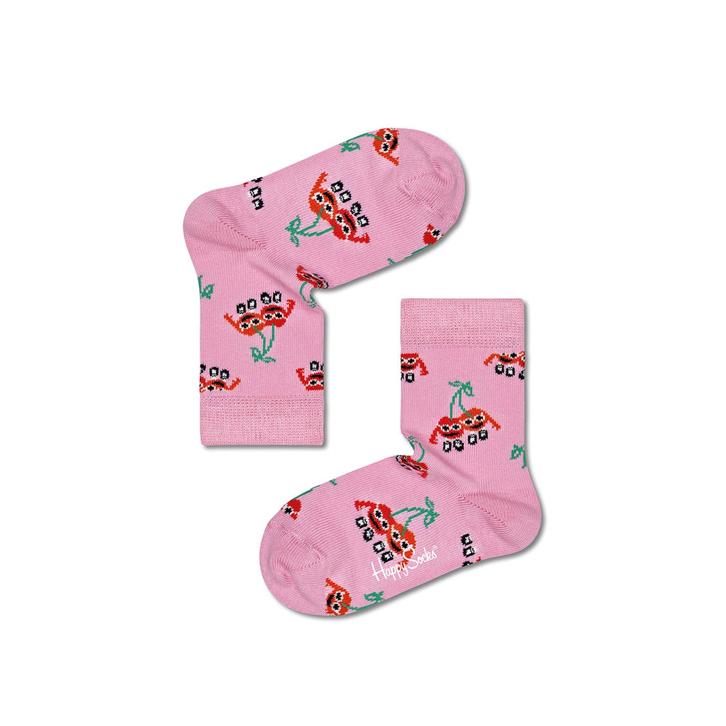 HAPPY SOCKS KIDS CREW - 4-6 YRS - CHERRY MATES