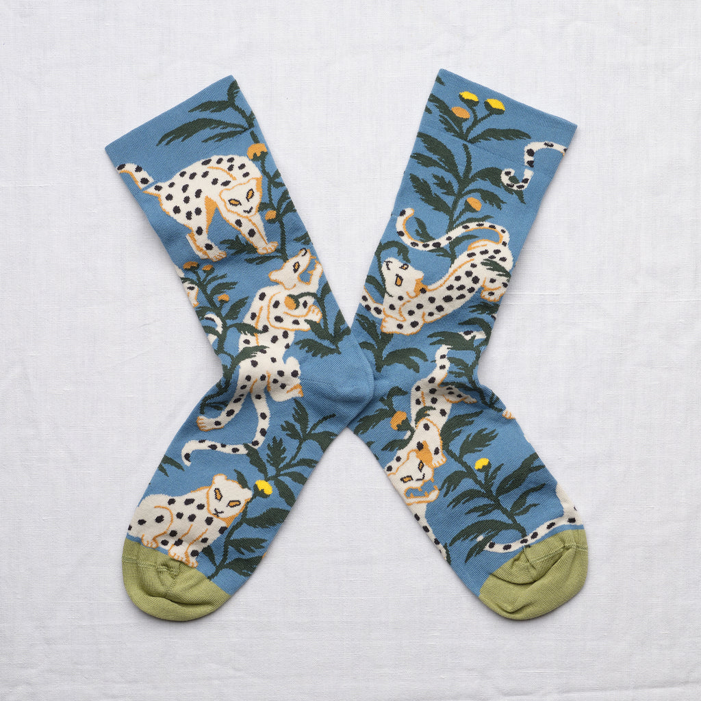 BONNE MAISON SOCKS - PARADISE PANTHER