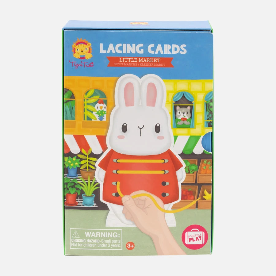 LACING CARDS - AT THE MARKET