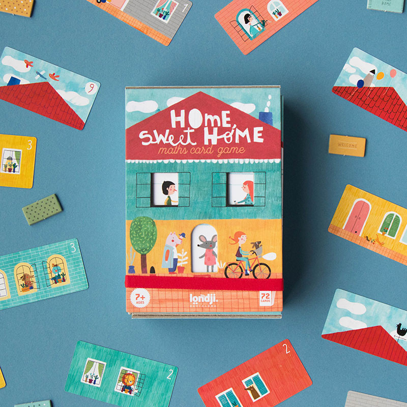 HOME SWEET HOME  - MATHS CARD GAME