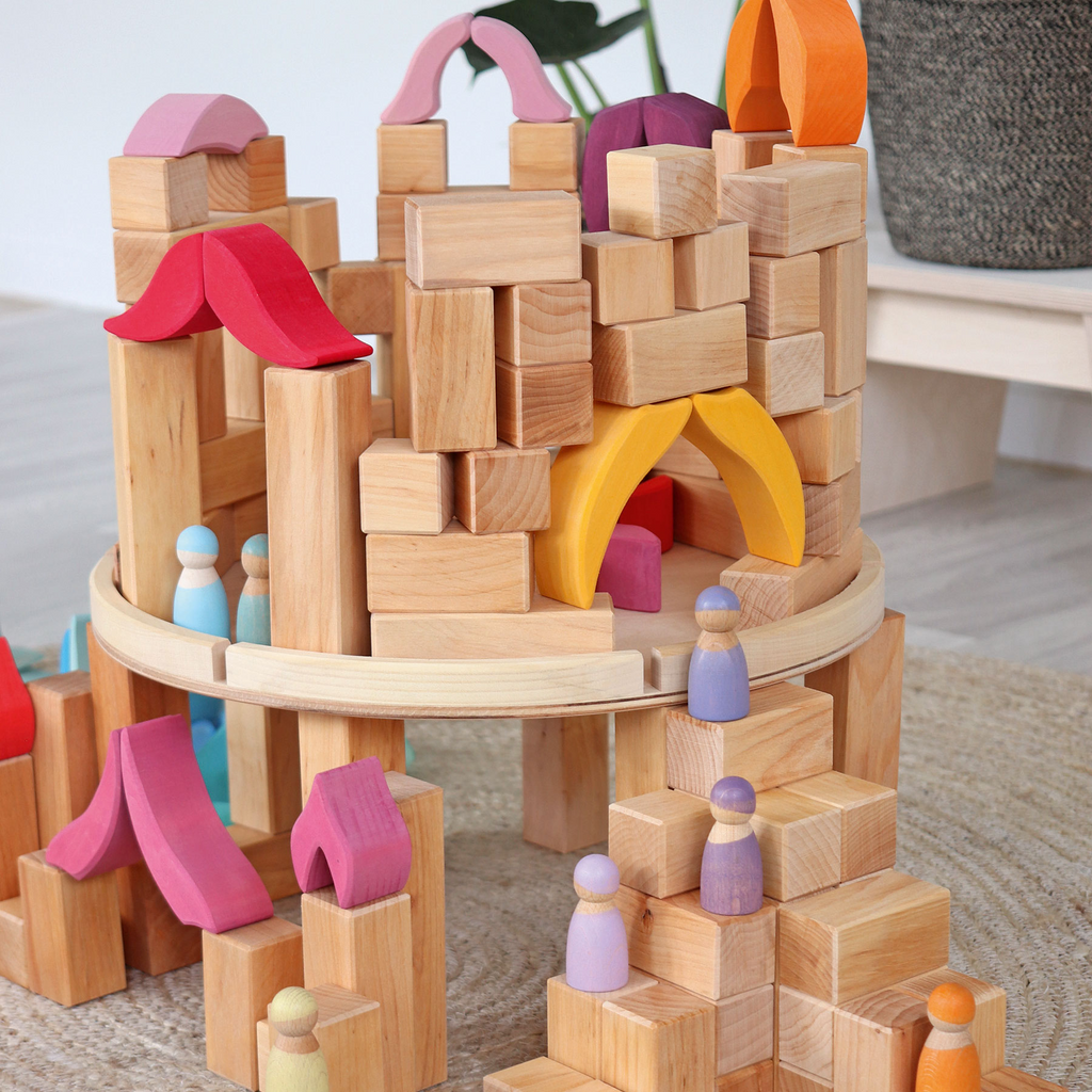 Grimm's - Large Stepped Pyramid Natural