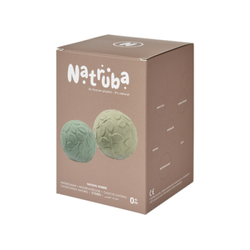 LEAF SENSORY BALL SET - GREEN