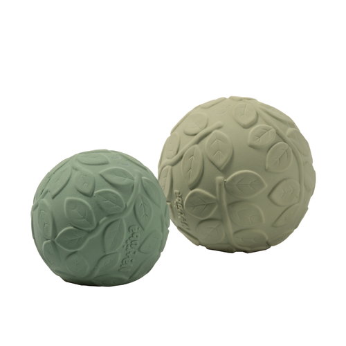 LEAF SENSORY BALL SET - GREEN