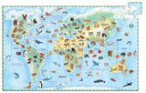 OBSERVATION PUZZLE - WORLD'S ANIMALS 100PC