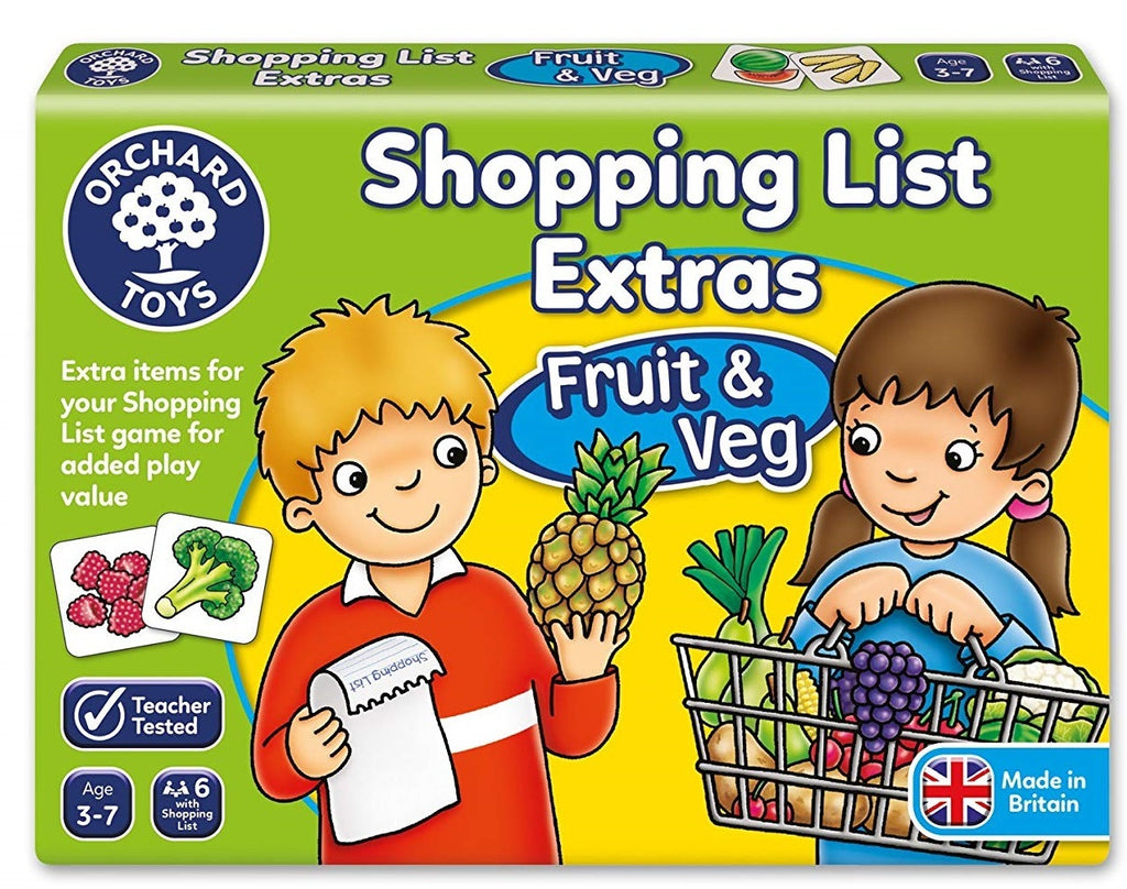SHOPPING LIST BOOSTER - FRUIT AND VEGETABLES