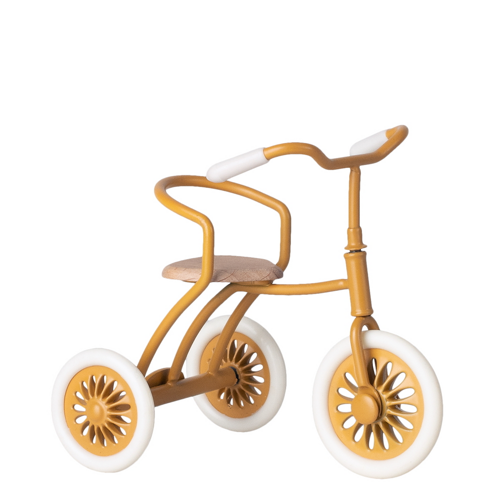 MAILEG - ABRI Á TRICYCLE FOR MOUSE - OCHRE