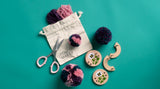 Pom Maker Medium - Pink with Flower