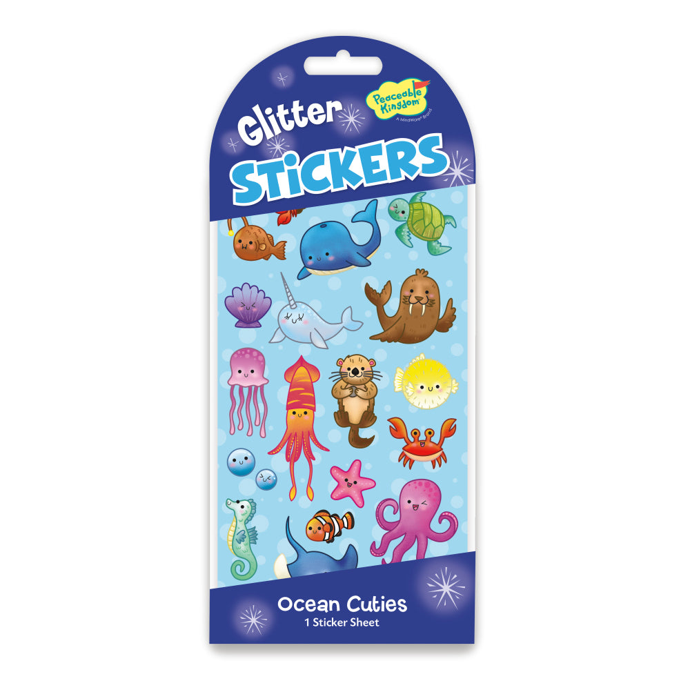 UNDERWATER GLITTER STICKERS