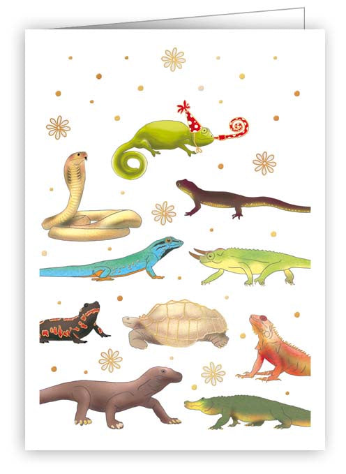 Reptiles - small gift card