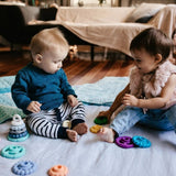 RAINBOW STACKER PASTEL TEETHER & TOY