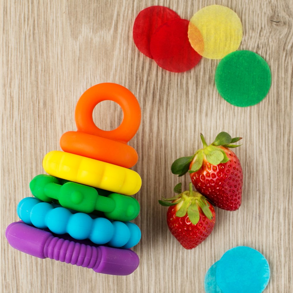 RAINBOW STACKER TEETHER & TOY