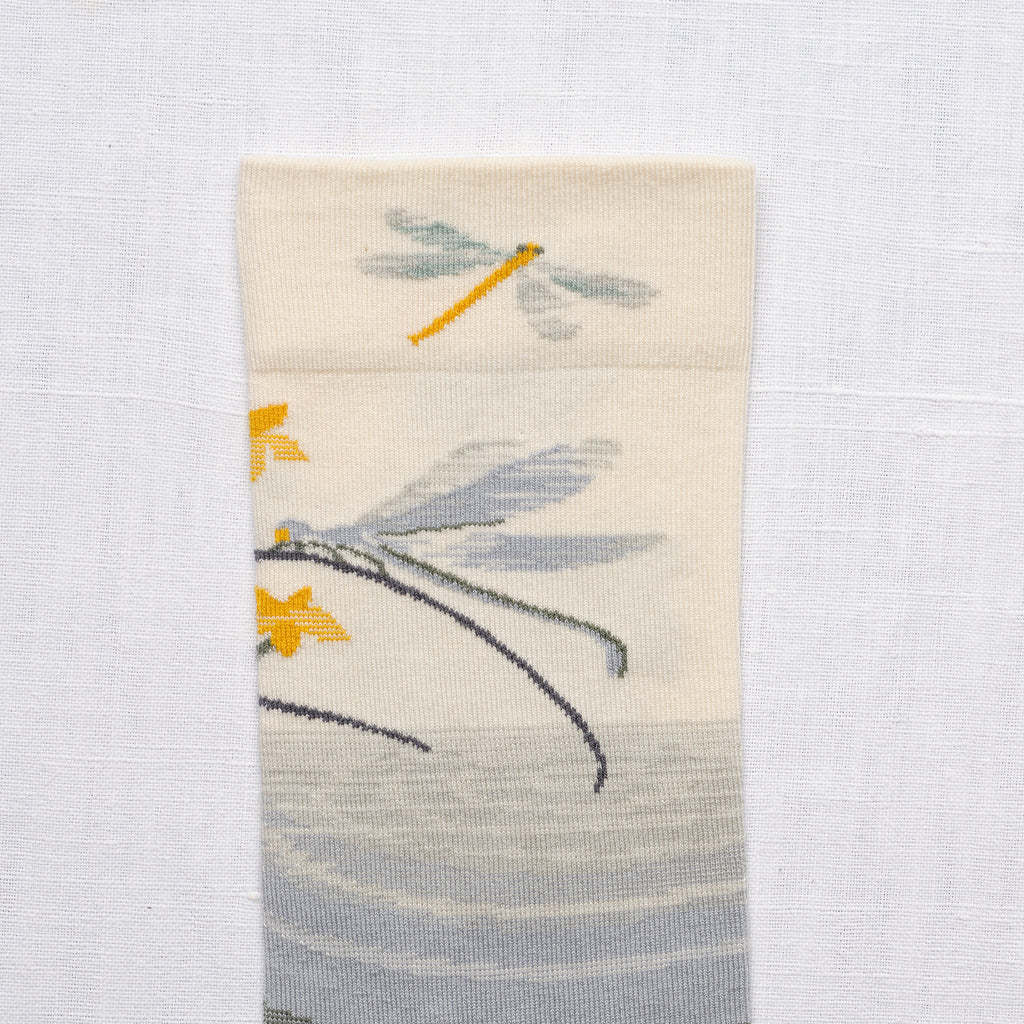 Bonne Maison Socks - Natural Dragonfly