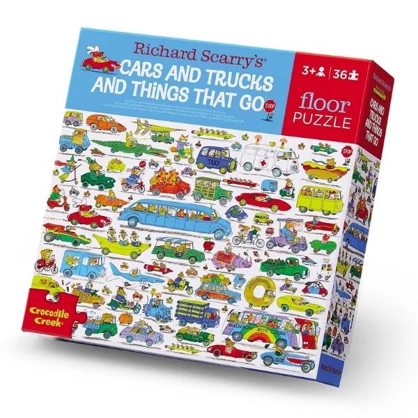 RICHARD SCARRY'S CARS AND THINGS THAT GO 36PC PUZZLE