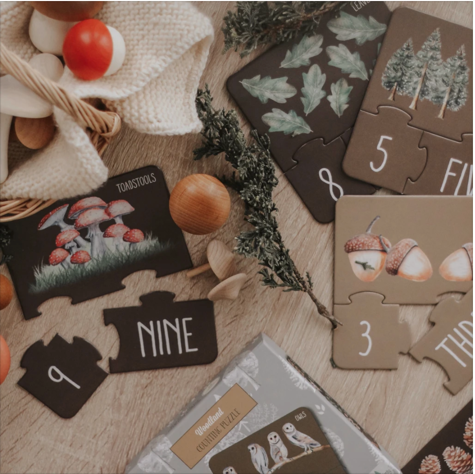 Woodland Counting Puzzle - 10 X 3Pc