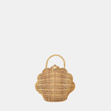 Rattan Shell Bag