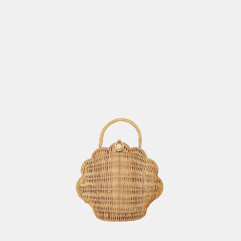 Rattan Shell Bag