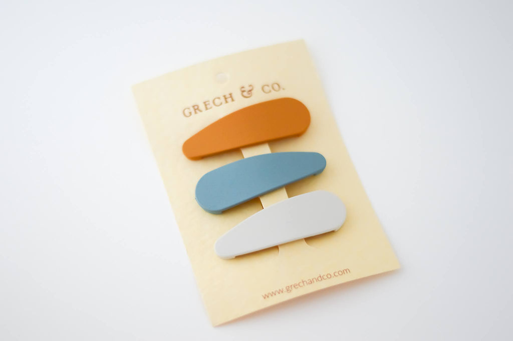 Snap Clips Matte Set Of 3