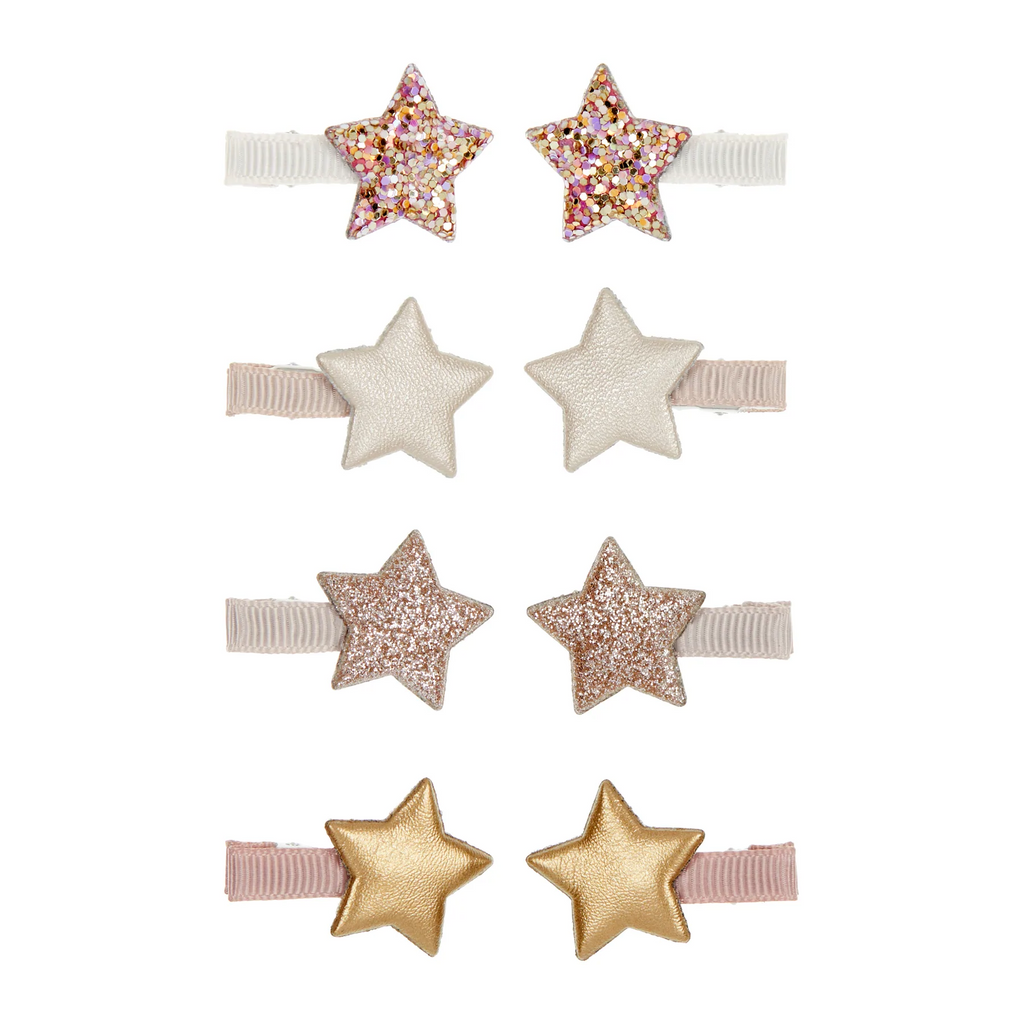 STAR MINI CLIPS 8PC - SUGARPLUM