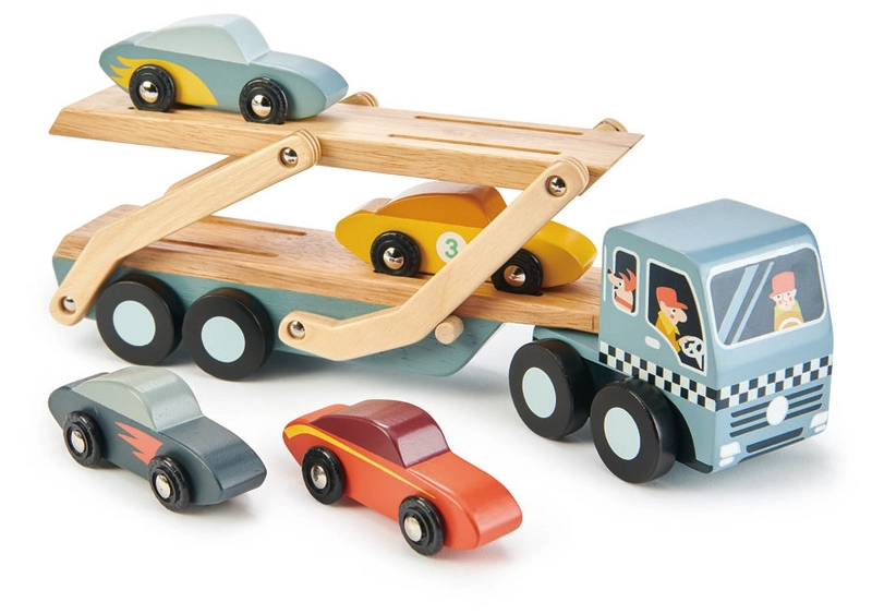 Tender Leaf - Car Transporter With 4 Cars