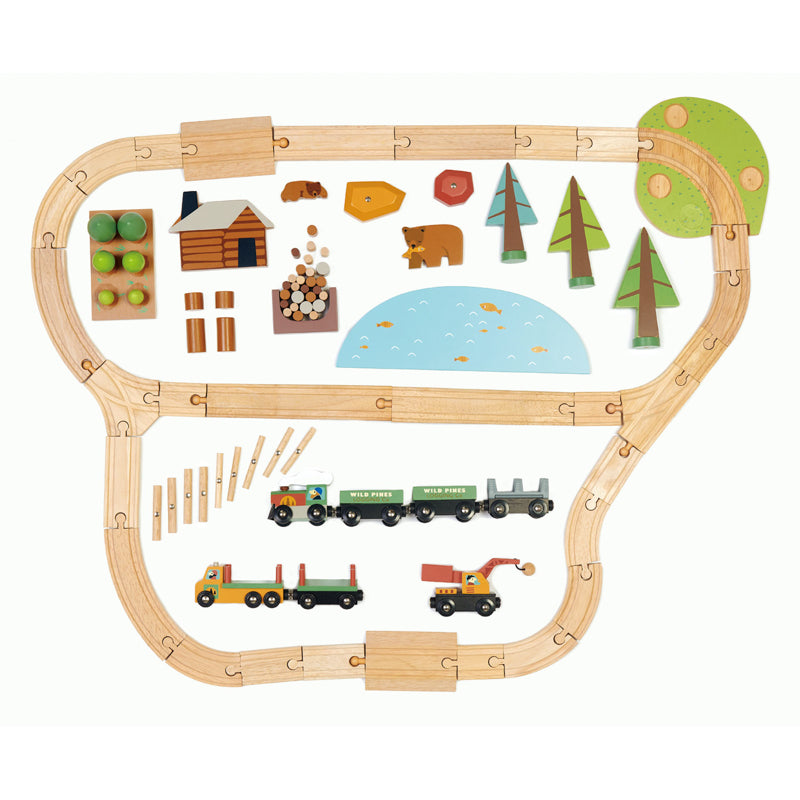 Wild Pines Train Set - 50Pc